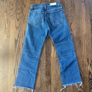 Re/Done Blue Straight Leg Women's Jeans